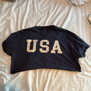 Tillys Short Sleeve Cropped Tee